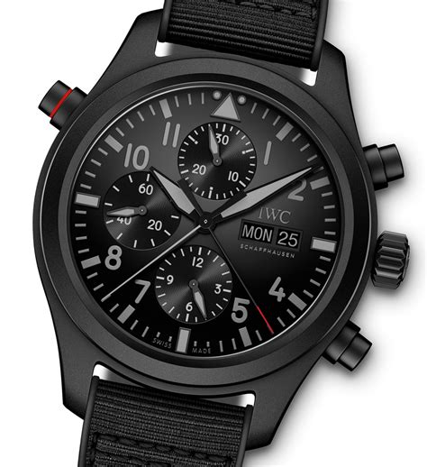 iwc top gun double chronograph|iwc ceratanium.